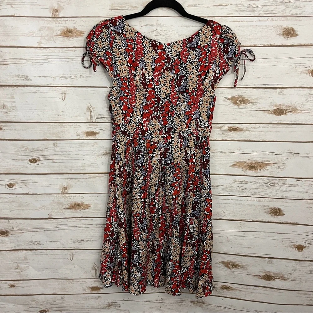 Free People Cutout Short Sleeve Miss Right Mini Dress NWT